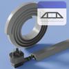 1pc 1m/2m/3metersX4cm Floor Cord Cover for Wire Self Adhesive Cable Cavity Management PVC Cord Power Floor Wire Protector Cover