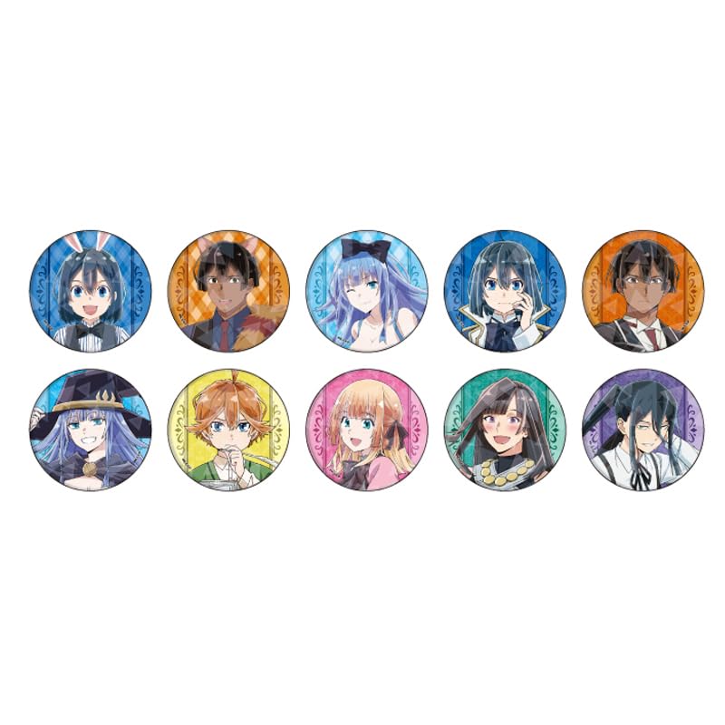 

TV Anime Reincarnated Nobleman Rising with Appraisal Skills 01 [Character Visual & Original Illustration] Holographic Can Badge [65mm] 10-Piece Box
