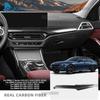 For BMW 3 4 Series G20 G21 M2 M3 M4 G80 G87 G82 2025 2026 Real Hard Carbon Fiber Sticker Central Dashboard Panel Interior Trim