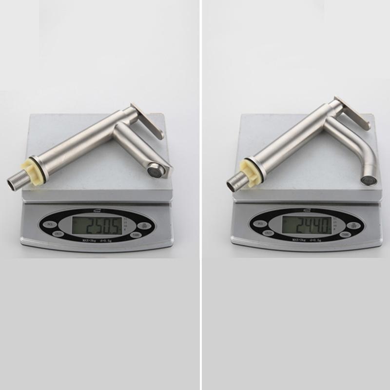 Washbasin Single Cold Water Faucet Household 304 Stainless Steel Ceramic Basin Washbasin Single Cold Water Faucet