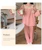 Women's Princess Style Coral Velvet Pajamas - Autumn Lace, Thick & Warm Home Suit