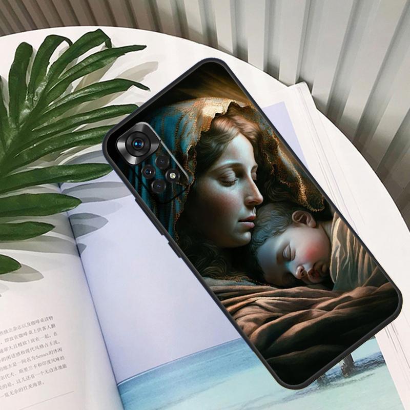 

Virgin Mary And Jesus Funda For Xiaomi Redmi Note 13 Pro 10 11 12 14 11S 12S Case For Redmi 15C 12C 13C 14C 10C 15 Redmi 12C