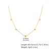 Jewelry Women'S Stainless Steel Gold Fine Necklace Flower Butterfly Heart Four Leaf Flower Element 228