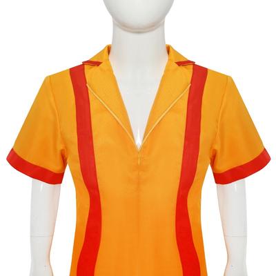 Film- und Fernsehbar Fastfood Overalls Halloween-Uniformen kurze Röcke Pleite-Schwestern Trendkostüme