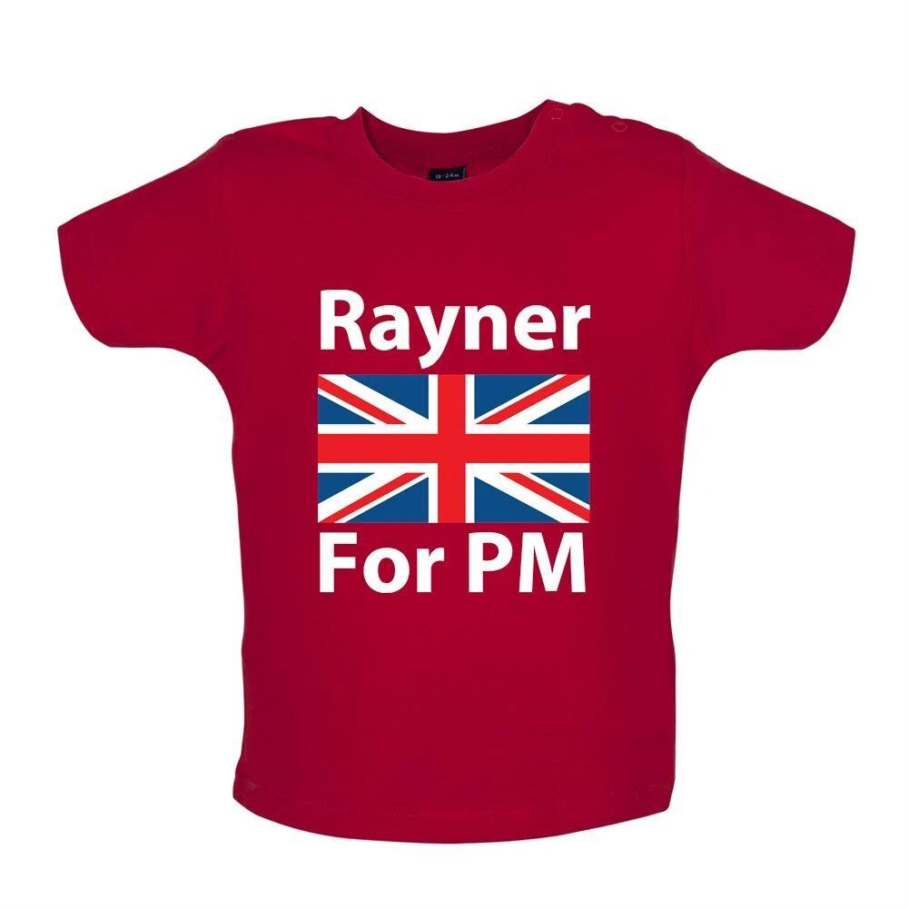 Rayner For PM - Baby Kids Boys Girls Unisex T-Shirt / Babygrow - Labour Angela Election Prime Minister 100