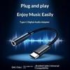 Type C to 3.5mm Jack Audio Adapter Universal Fit HiFi Stereo Sound for Car Headset Wired Earphone Use