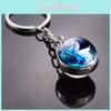Unicorn Pattern Jewelry With Round Zinc Alloy Glass Charm For Gift And Daily Wear