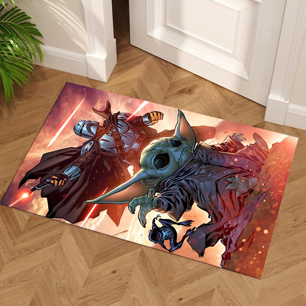 Star Wars Floor Mat Design for Game Room Decorate Room Foyer Study Room Anti-slip Rug Anime Office Decor Spiritual Gift