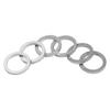 6PCS 90430-14M09-00 Oil Drain Plug Gasket, 90430-14228-00 Crush Washer Seal Ring Compatible with Yamaha Outboard F15 F20 F25 F30 F40 F50 F60 F70 F80