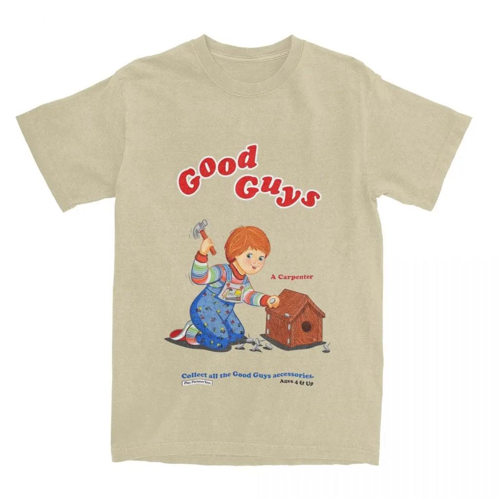 Good Guys Chucky Apparel Shirts for Men Women Horror Carpenter Child's Play Vintage Pure  Graphic Print Tee Shirts