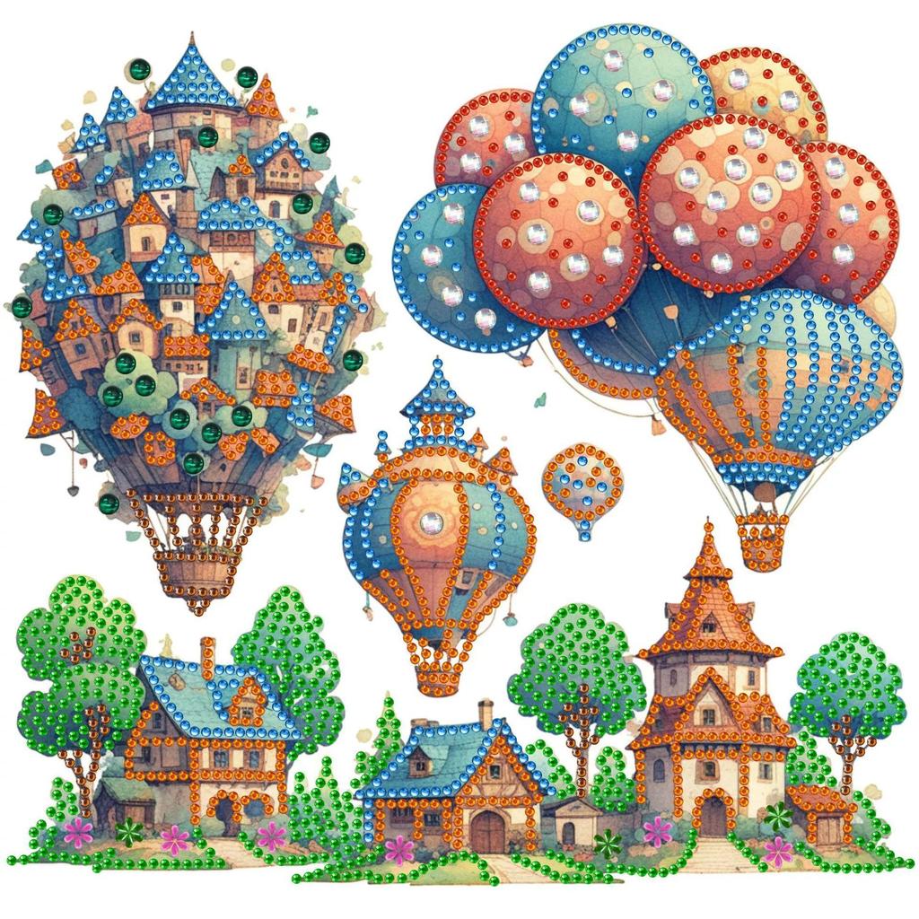 Diamond Painting, Special-Shaped Diamond Painting, Handmade Sticker Material Package 30 * 30 Diamond Sticker Diy Decorative Painting Cross-Border