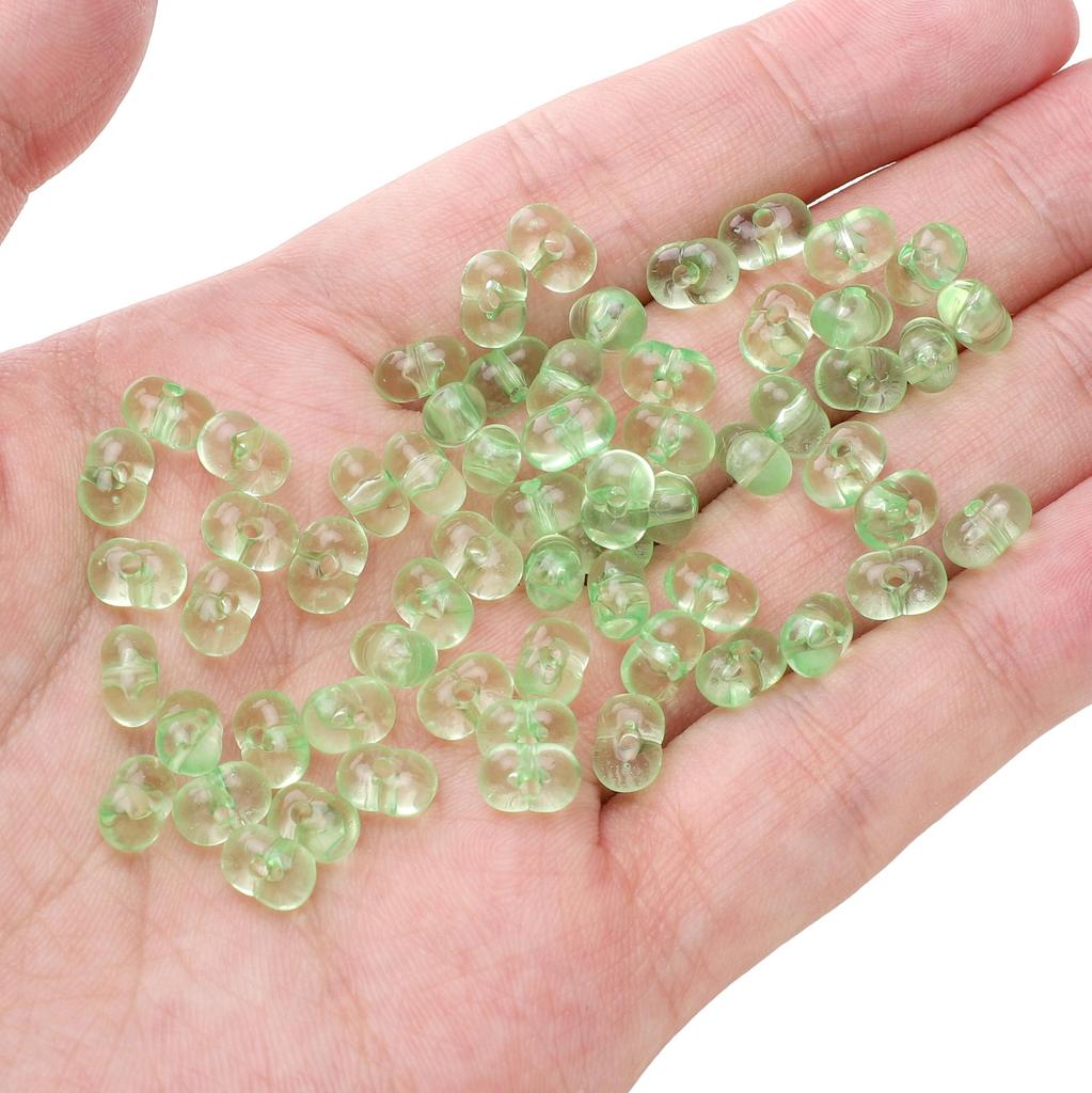 83Pcs Acrylic Translucent Peanut Beads For DIY Necklace Bracelet Earrings Jewelry Making Craft Accessories