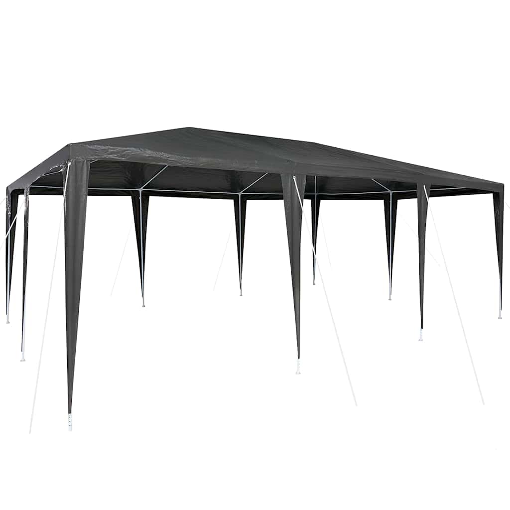 Party Tent Anthracite 600 X 400 X 266 Cm Polyethylene and Steel