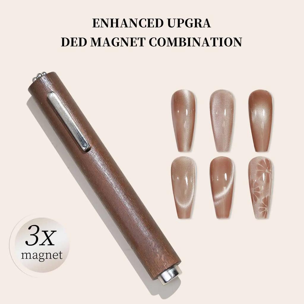 3 In 1 Multifunctional Strong Cat Eye Magnet UV/LED Gel Nail Magnetic Stick for Nail Art Design Manicure Special Tools