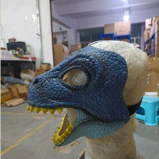 Cross-Border Tyrannosaurus Rex Open Mouth Halloween Latex Mask