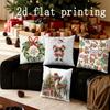 Home Decor Christmas-themed Funny & Festive Pillow Covers Pattern Cushion Cover Suitable for Sofa Bedroom Car Pillow Cover