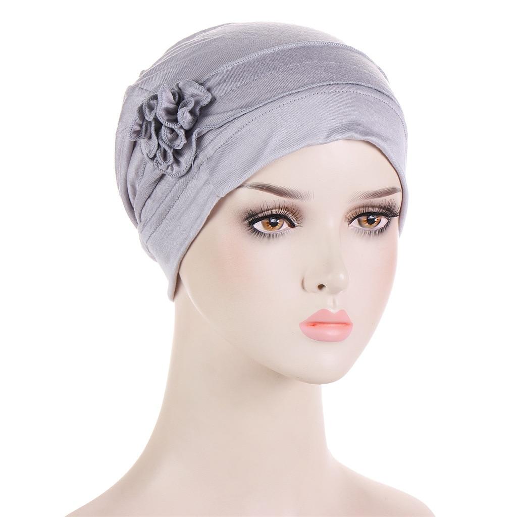 Fashion Women Flower Turban Cap
