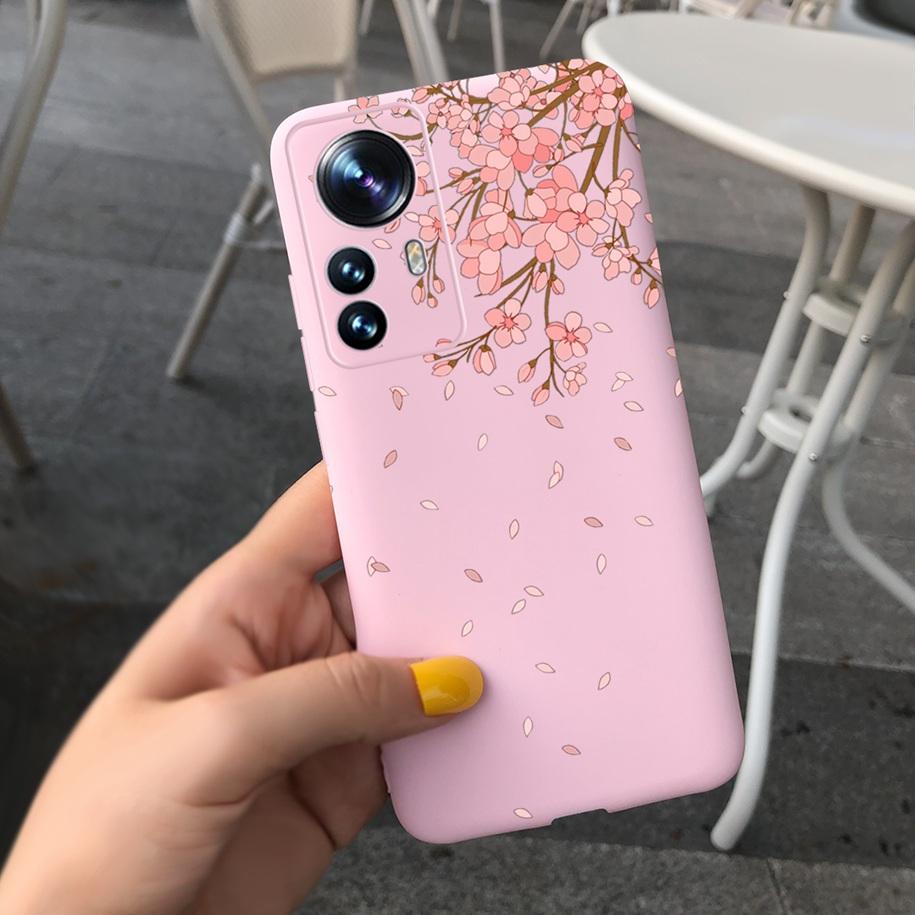 For Xiaomi 12 Pro 5G Case Cute Cartoon Painted Matte Cover For Xiaomi Mi 12 Pro 5G Global Funda on Xiomi 12 Pro Mi12 12X 5G Capa