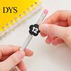 Standard Hex Pencil Accessories 30PCS Numbered Toppers, Reusable Prevent Confusion Labels, Primary School Organizing Tools Plastic Tracking