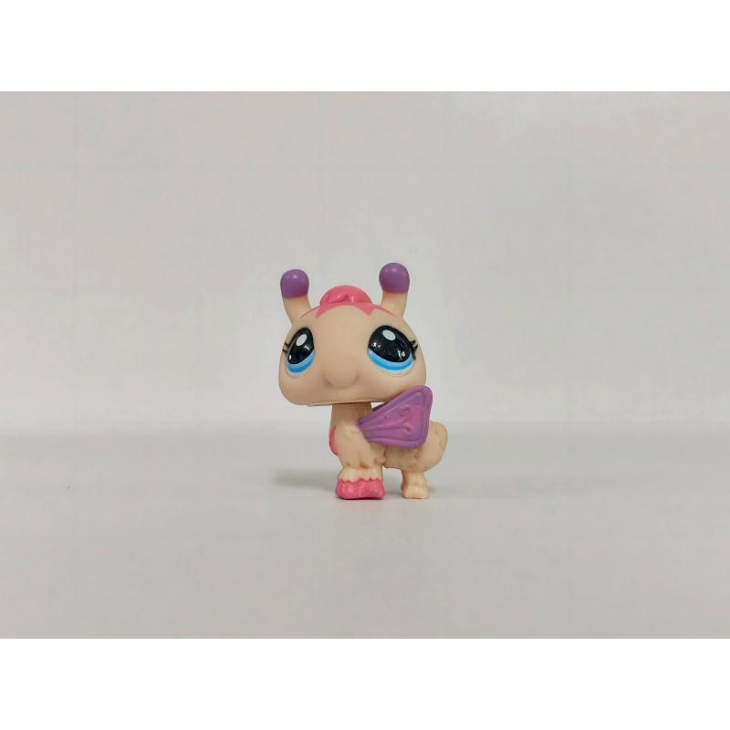 LPS Figure Yellow Purple Bee Blue eyes #2089 Small Pet Shop Kid toy