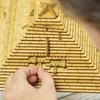 Holzpyramide Entschlüsselungs-Mystery-Spielzeug 3D Holzpyramiden-Puzzle Rätselspiel Denkspiel Lernspielzeug für Erwachsene Teenager