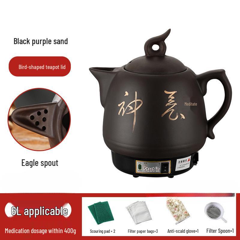 Vollautomatischer elektrischer Dekoktionstopf - Keramik-Kasserolle für traditionelle chinesische Medizin