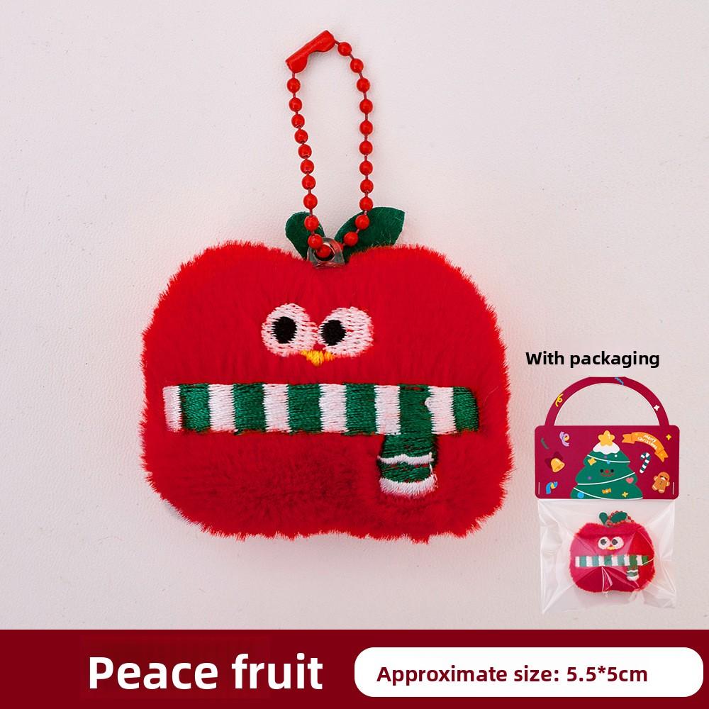 Chaveiros de Pelúcia de Natal, Sacolas Fofas de Papai Noel, Pingentes Decorativos, Bonecas Natalinas Femininas e Pequenos Presentes