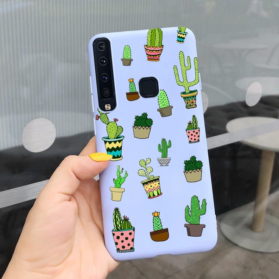 Für Samsung Galaxy A9 2018 A9s Hülle Mode Leopard Blume Handyhülle Für Samsung A9 2018 SM-A920F/DS Weiches Silikon Funda Coque
