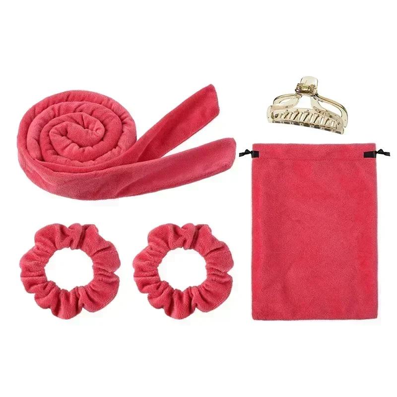 Woman Heatless Curling Rod Headband Lazy Hair Curler No Heat Hair Rollers Soft Curls Sleeping Flexi Rods Girls DIY Styling Tools