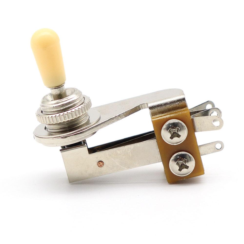 1Pcs L Type 3 Way Guitar Switch Plastic Tip Guitar Pickup Selector Toggle Switch For Electric Guitar