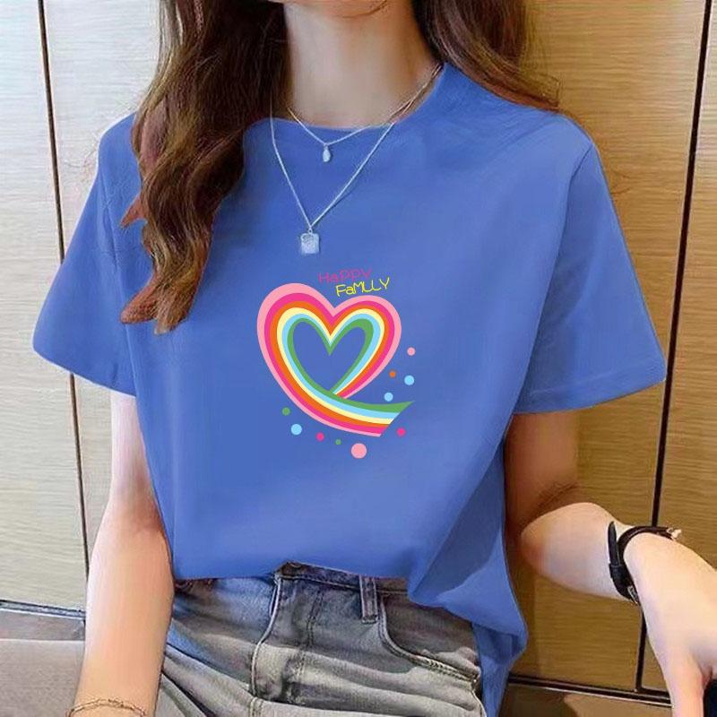 Short sleeved top for girls, Korean version T-shirt, women's clothing shirt, women's top, short sleeved T-shirt, women's clothing new style