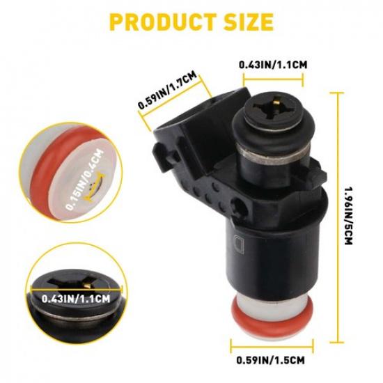 4 Fuel Injectors For Honda Civic 17L EX DX HX LX 2004 2005 2001 2002 2003