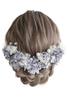 Lomeri and Pearl Hair Ornament W10 Gypsophila, Hydrangea, (Blue)