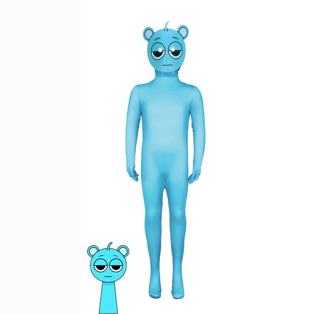 Sprunki Incredibox Halloween Cosplay Costume Game Peripheral Tights