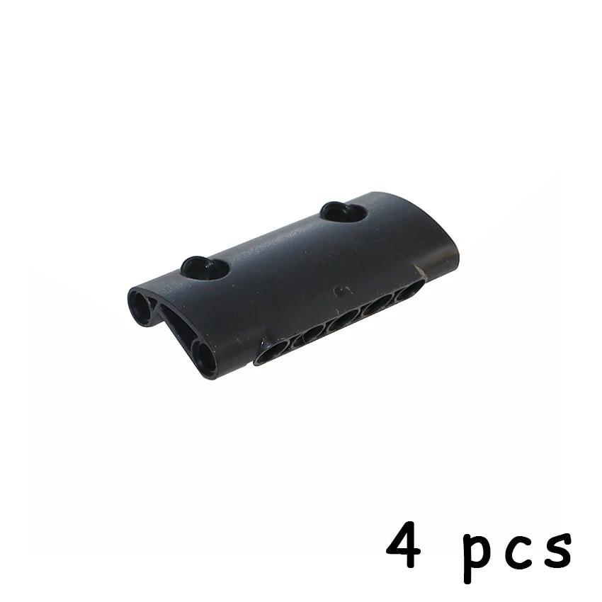 4PCS MOC Parts 24119 Panel Curved 7x3 with 2 Pin Holes through Panel Surface Mechanical Brick Playset Car Technical Block Bricks