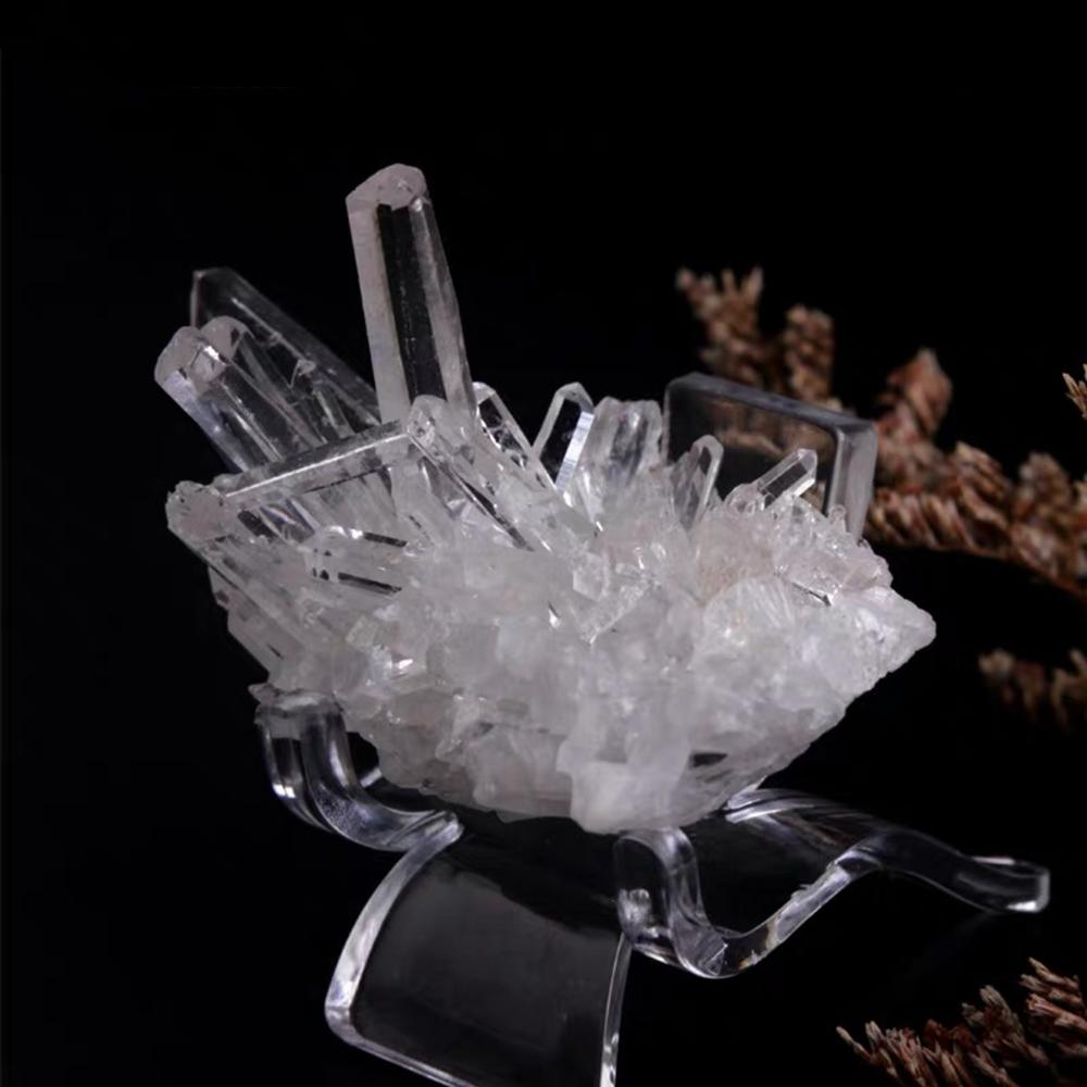 10pcs Rock Small Collectibles Geodes Specimen Supporting Base Easel Mineral Stand Display Holder