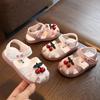 Baby Girl Light Sandals Soft-soled Princess Shoes Summer 1-3 Years Old Baby Toddler Shoes Girls Slippers