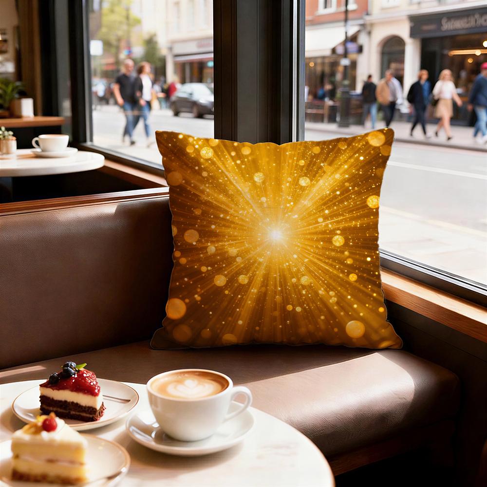 Golden fine light spots Cushion Cover Decorative Cushions Covers Cover Sofa x Pillow  Piece x x Pillowcase