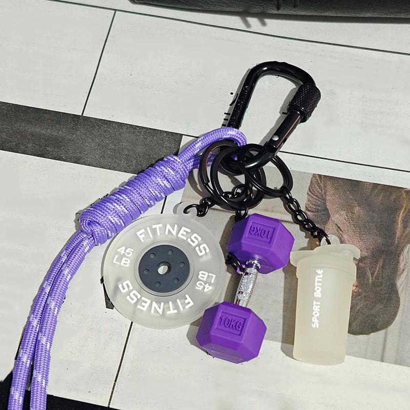 Kontrastowy kolor wisiorek do torby fitness dla pary modne prezenty klamra w kształcie litery D torebka wiszące torby akcesoria części zamienne do toreb