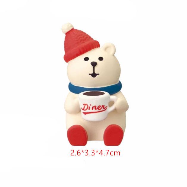 Scatola Regalo Slitta di Natale Creativa con Gatto Giapponese Scena in Miniatura Fai-da-te per Fotografia e Ornamenti Zakka