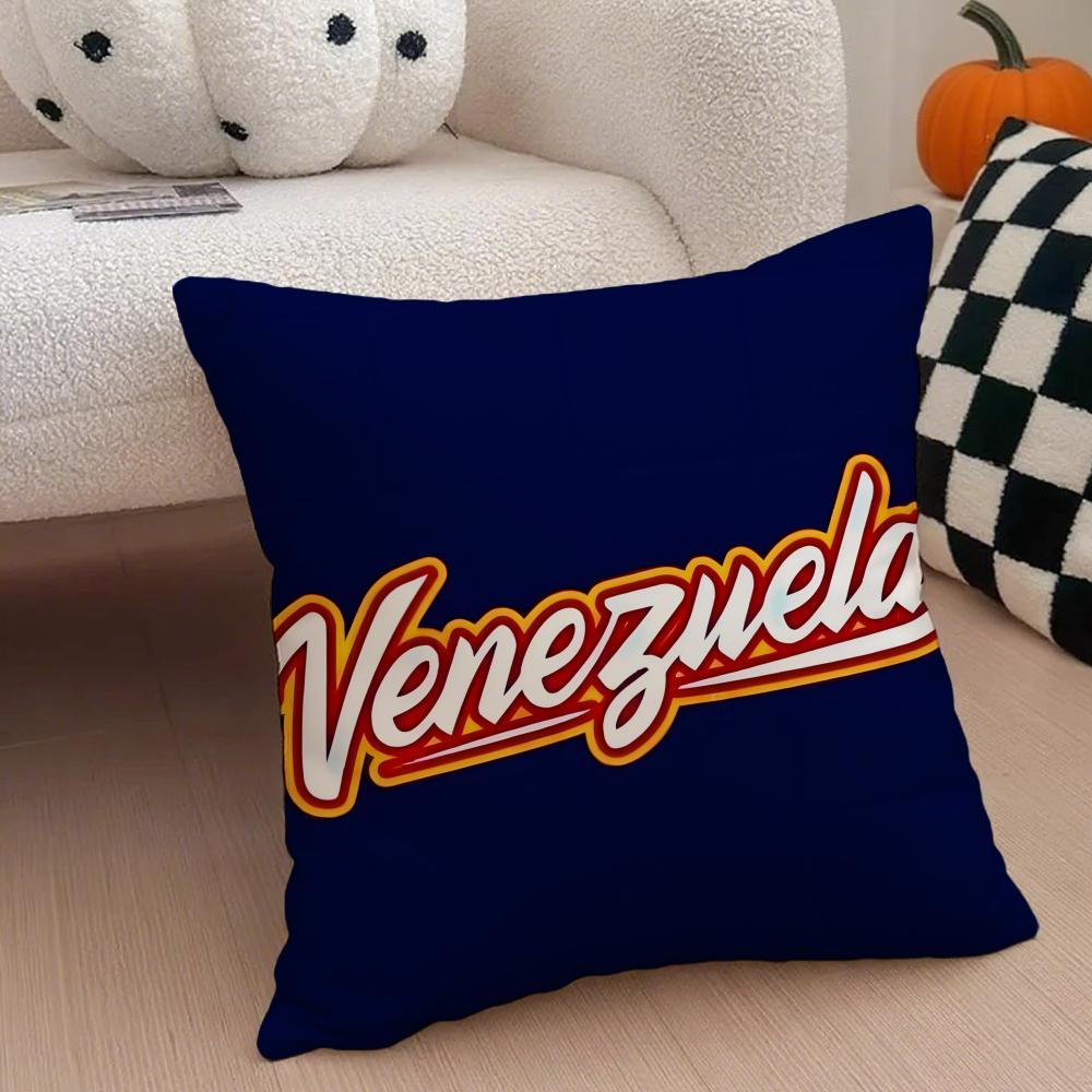 Simple fashion flag style VVenezuelas Cushion Cover Linen Pillow Case Soft Breathable Protective Couch Room Decoration