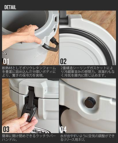 Ice bucket gallon Deelight Ice Bucket 2.5 [olive / 9.34L]