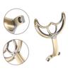 Elegante Supporto a Braccio per Ventilatore da Soffitto in Lega di Zinco Dorata, Rastrelliera, Design Silenziosi per Uso Domestico e Ufficio, Miglioramento dell'Estetica