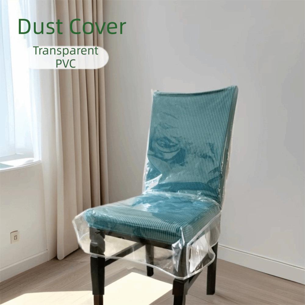Waterproof Chair Seat Cover Transparent PVC Chair Protector Protectors Chair Cover  Home Kitchen