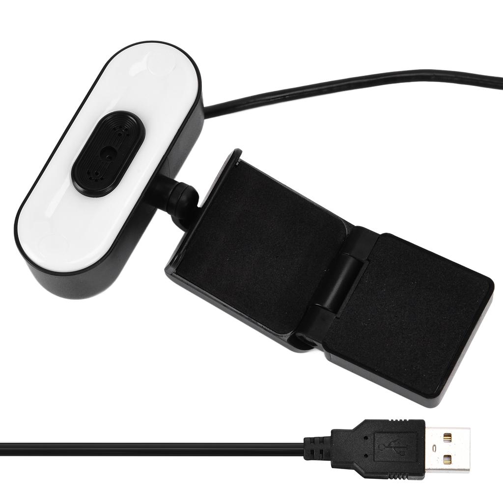 2K Autofocus USB Camera 1080P HD Fill Light Computer Webcam with Microphone for Live Video