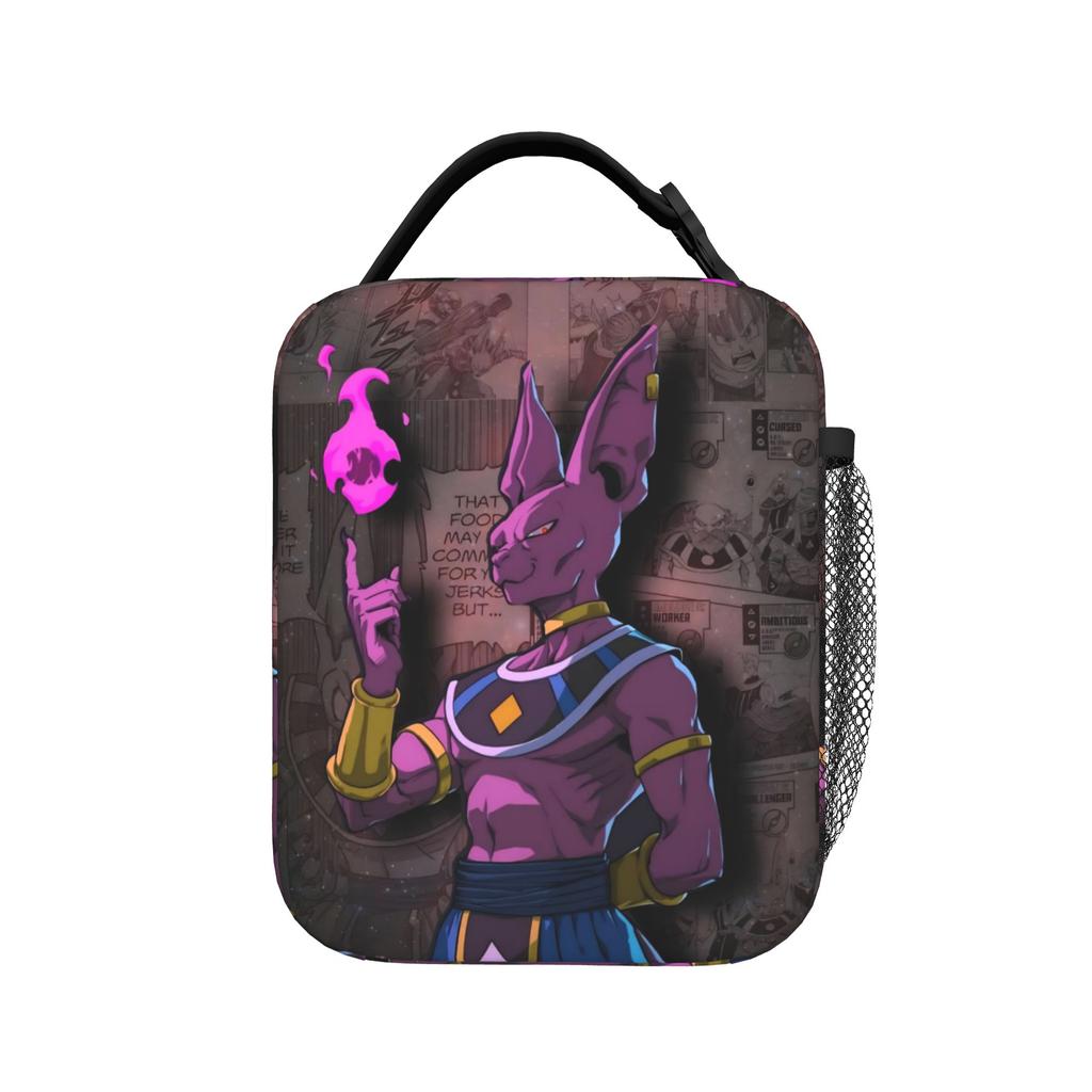 DBZ Anime Insulated Lunch Bags High Capacity Lunch Container Thermal Bag Tote Lunch Box Work Picnic Girl Boy