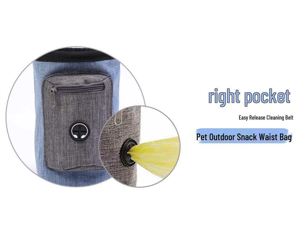 Portable Pet Training Waist Bag for Outdoor Use
