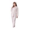 [Supervised by a Sleep Expert] Luanna Jena Pajamas, Women's Room Wear, Skin Side, 100% Cotton, Long Sleeves, Top and Bottom Set, Open Front, Good