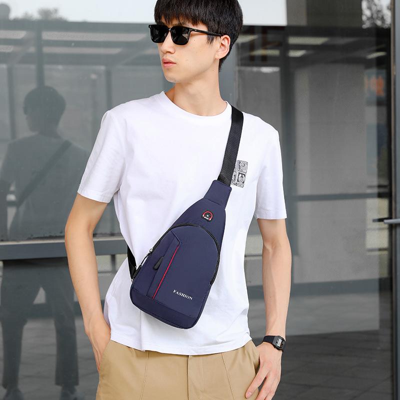 Unisex Chest Bag Simple Storage Bag Lightweight Travel Small Backpack Crossbody Bag Fashion Casual Single Should Bags