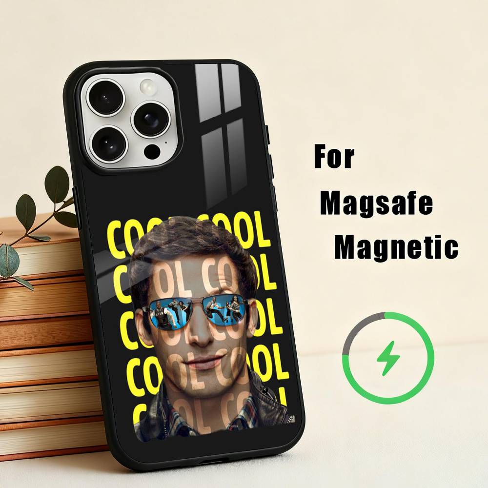 B-Brooklyn N-Nine 99 Phone Case For iPhone17,16,15,14,13,12,11 Plus,For Magnetic Wireless Charge Cover